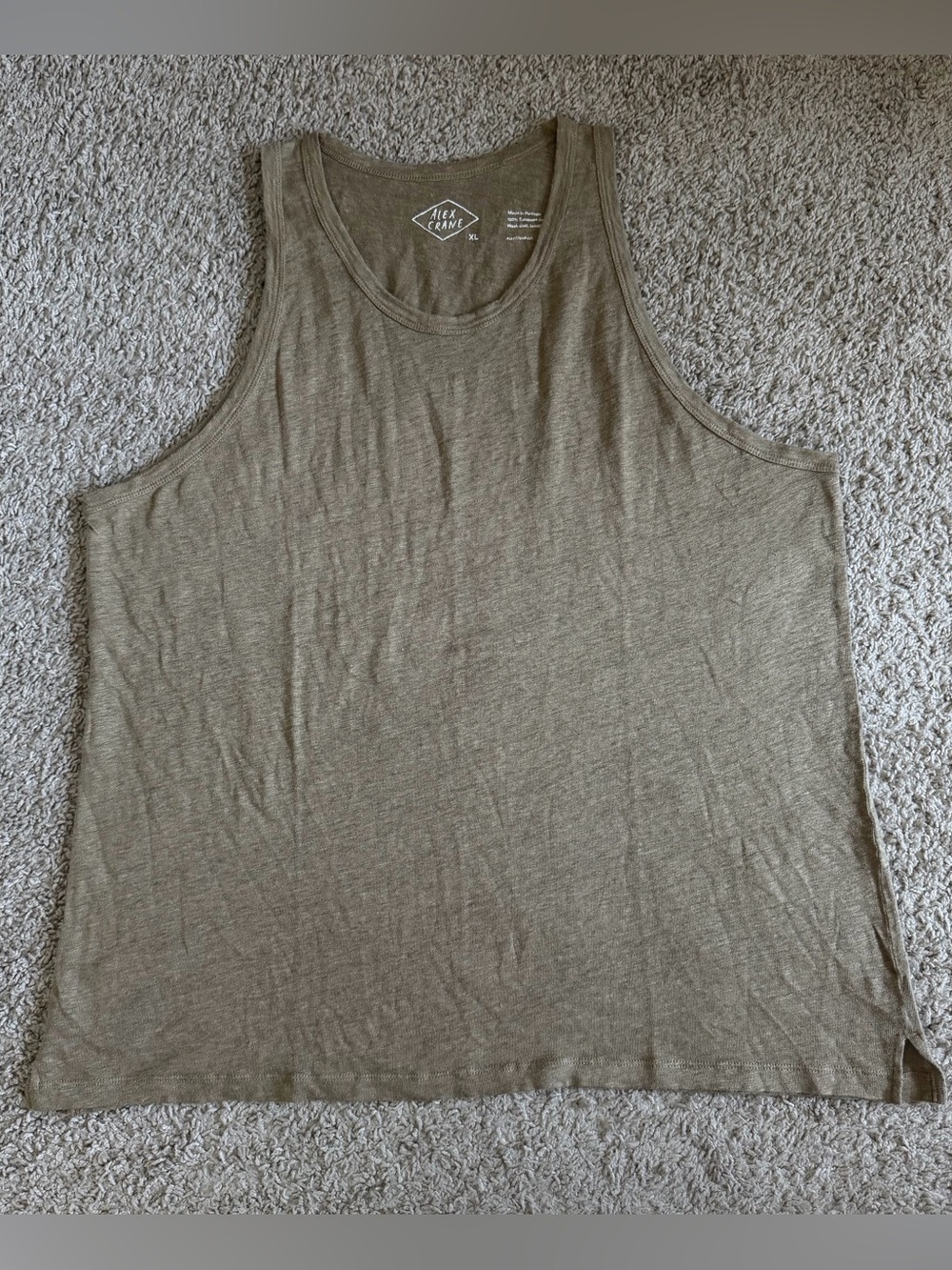 Alex Crane 100% Linen Tank Top